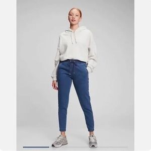 GAP Brushed denim joggers, Size Small
